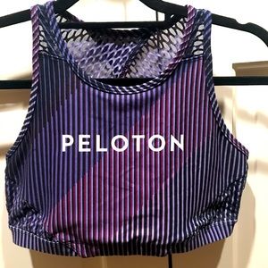 Peloton WITH purple bra Large